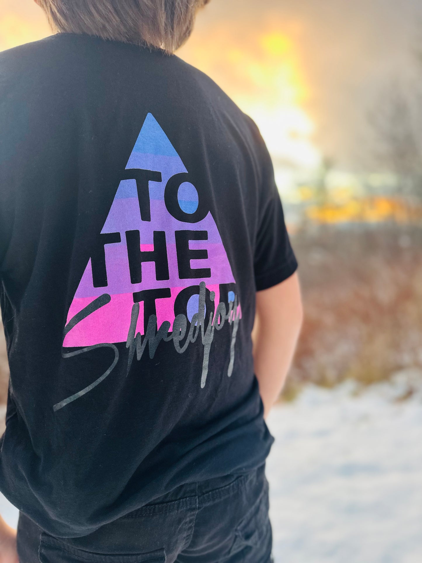 SHREDJOY Climb Tri-blend Tee