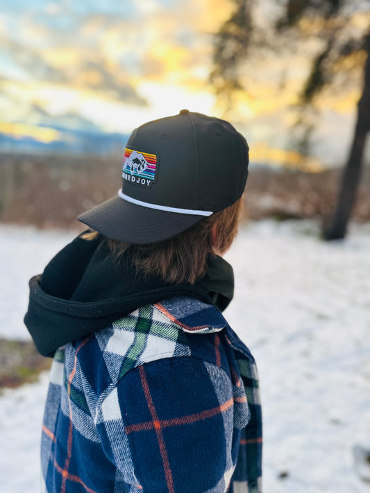 Retro SHREDJOY snap back hat