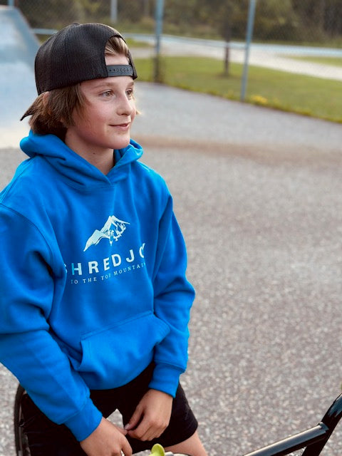 SHREDJOY Kids Campfire Hoodie (Youth) Available in Blue, Pink and Black