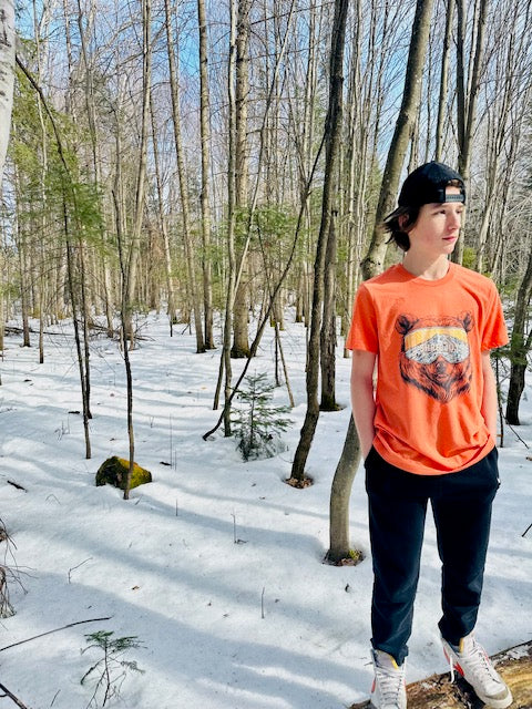 SHREDJOY Big Bear Tee (Available in Orange and Dark Teal)
