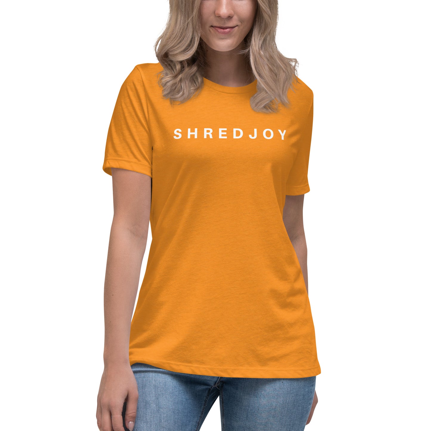 SHREDJOY Women's Relaxed Fit Classic T-Shirt