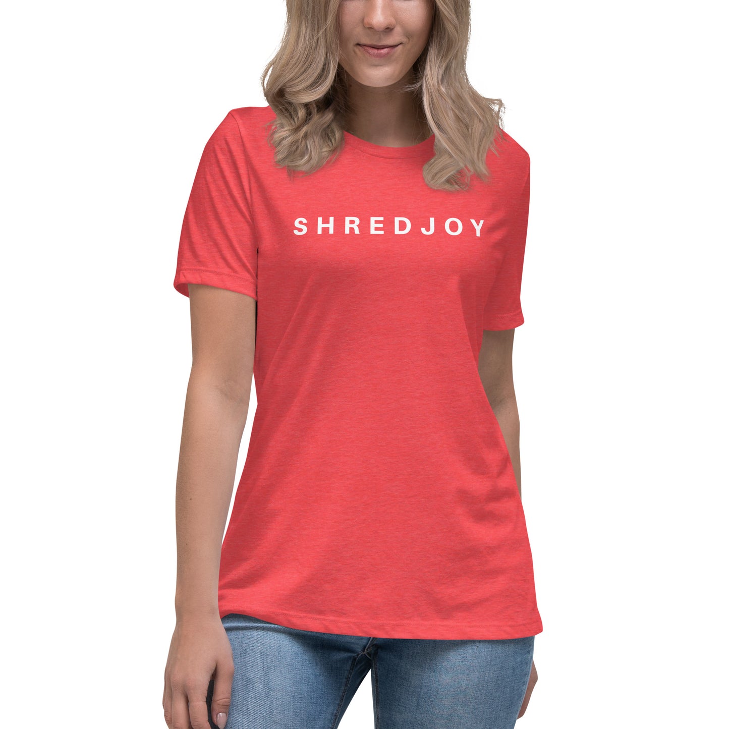 SHREDJOY Women's Relaxed Fit Classic T-Shirt